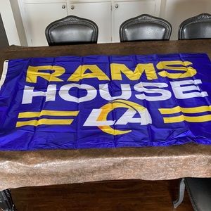 LA Rams Slogan Deluxe Double -Sided Flag